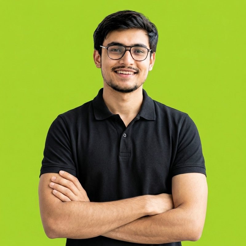Portrait of Umar Mujeeb, founder of JunkScale